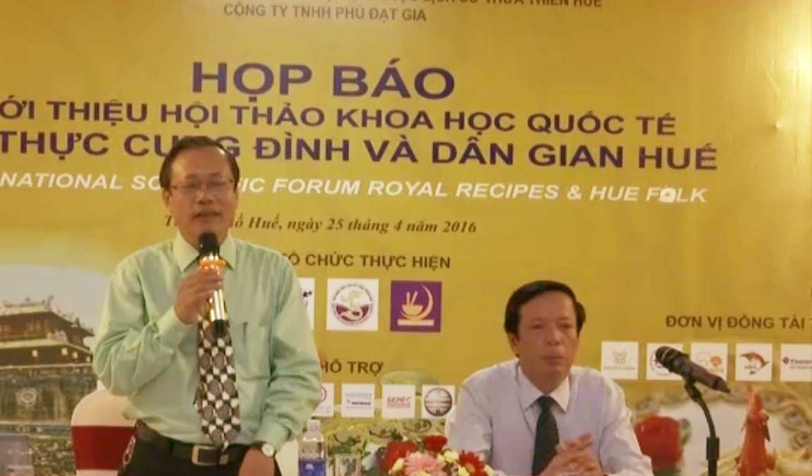 Họp báo về hội thảo khoa học quốc tế "Ẩm thực cung đình và dân gian Huế"